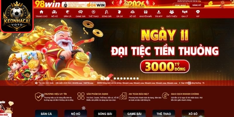 Điểm nổi bật giúp 98WIN giữ chân người chơi