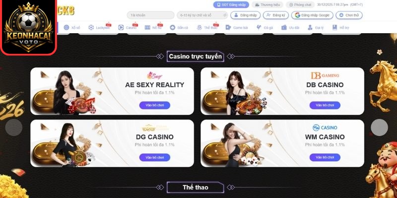 Đối tác phát hành của Luck8