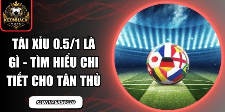 Tài xỉu 0.5/1 là gì