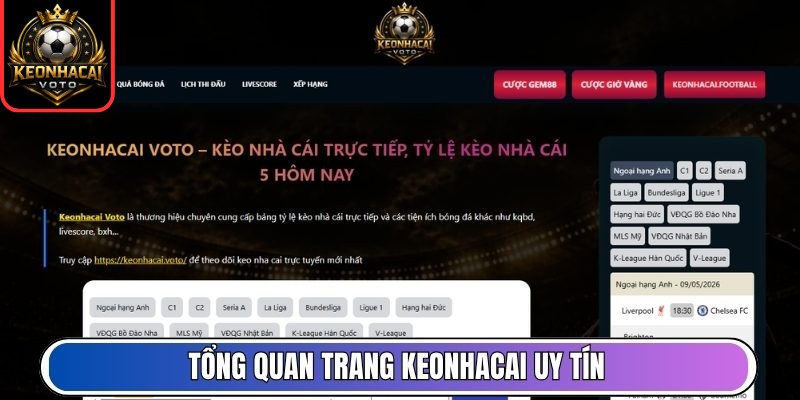 Tổng quan trang Keonhacai uy tín