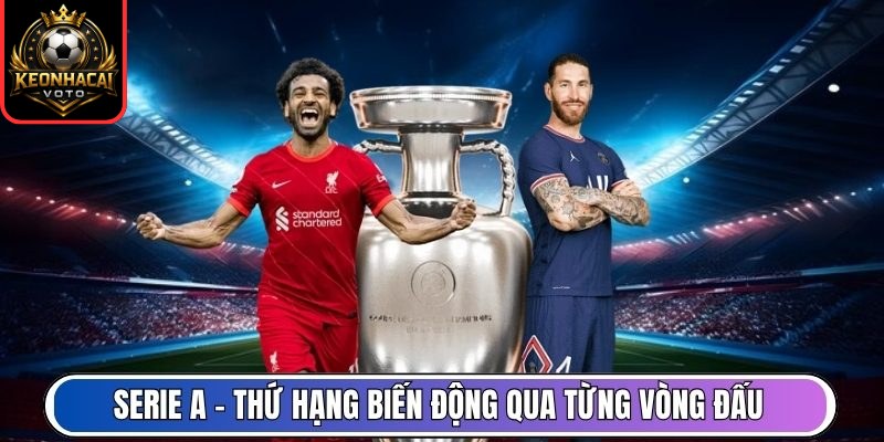 Serie A – Thứ hạng biến động qua từng vòng đấu