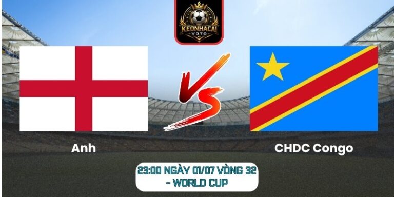 Anh vs CHDC Congo