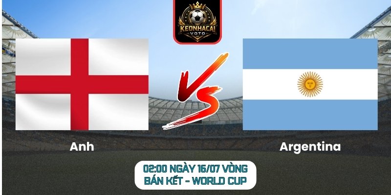 Anh vs Argentina